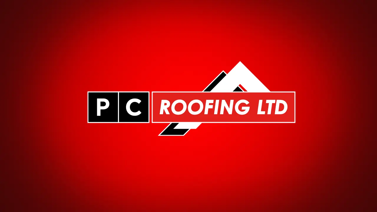 PC Roofing Logo Design