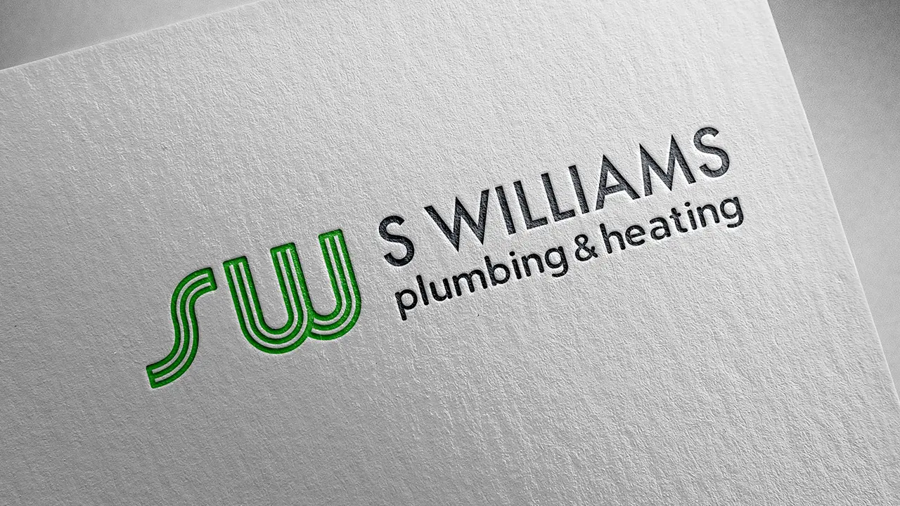 S Williams Plumbing and Heating Logo Design