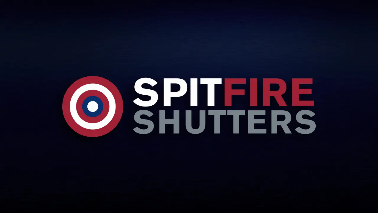 Spitfire Shutters Logo Design