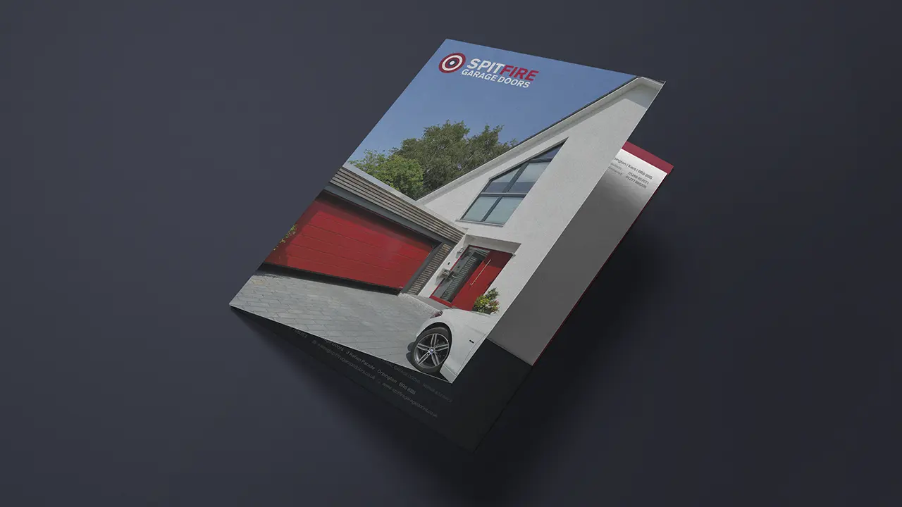 Spitfire Garage Doors Brochure Design Orpington