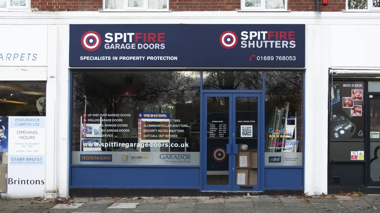 Spitfire Garage Doors Shop Vinyl Design Orpington